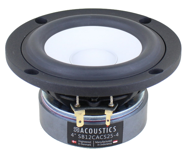Photo of SB12CACS25-4 white ceramic cone woofer
