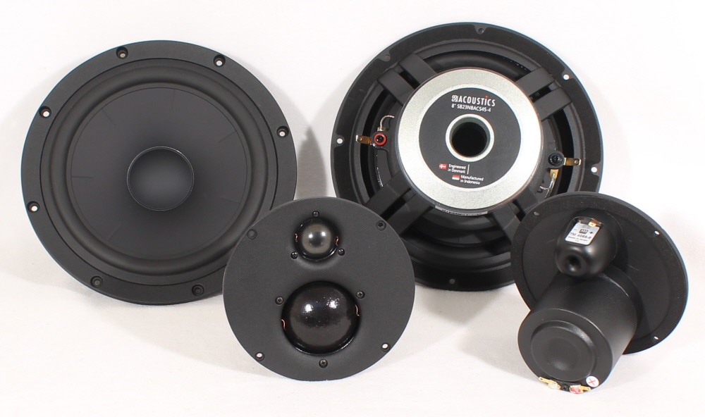 Chevalier 3-Way Speaker Kit Sealed Black Cone