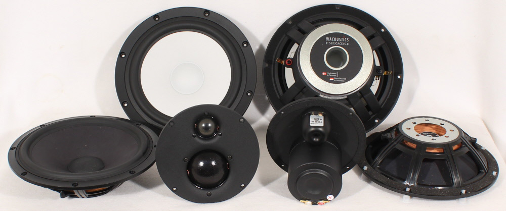 Chevalier 3-Way Speaker Kit PR White Cone