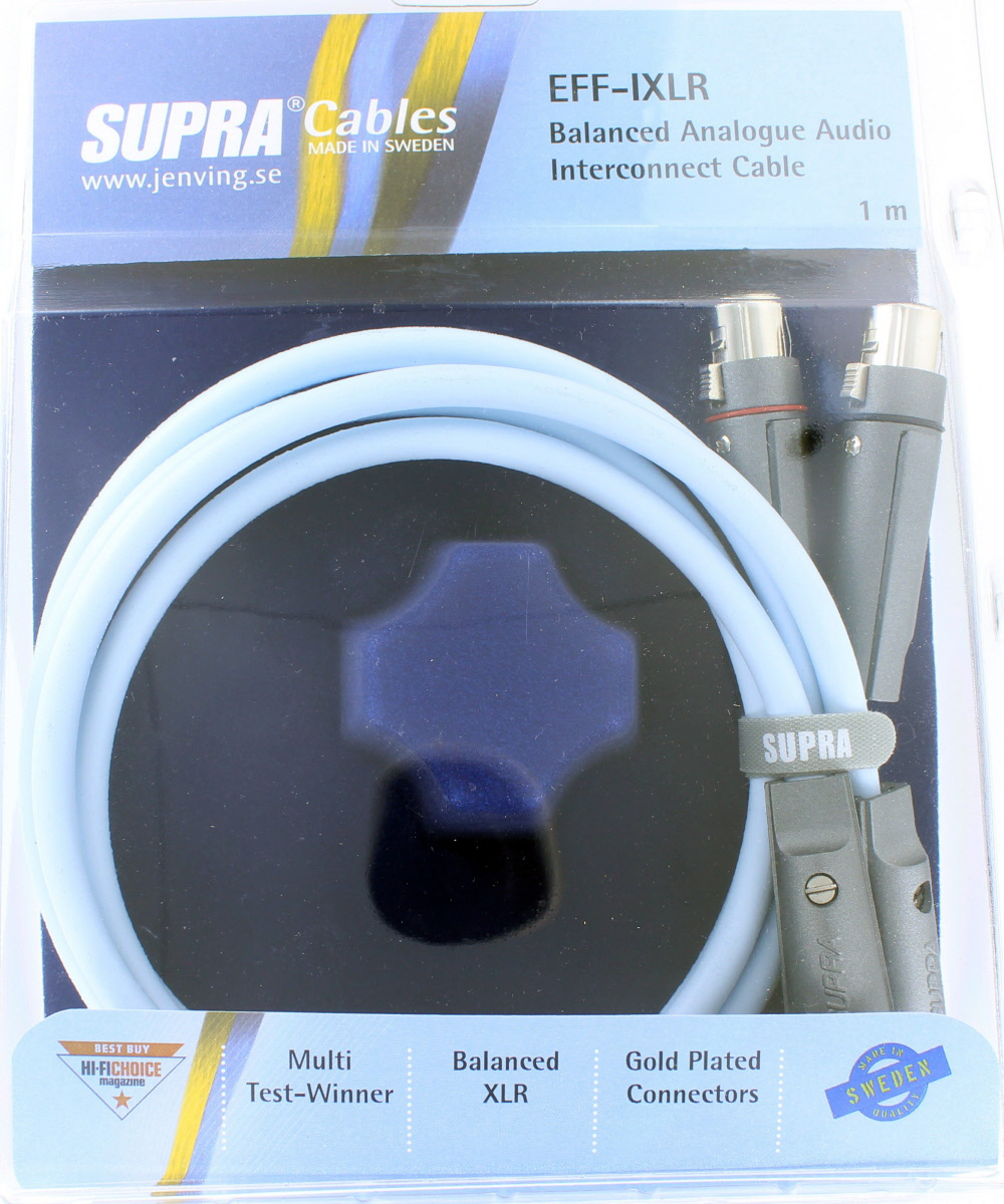 Supra EFF-IXLR Interconnect with XLR