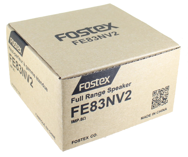 Fostex FE83NV2 box photo