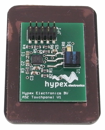 back view of touch pad