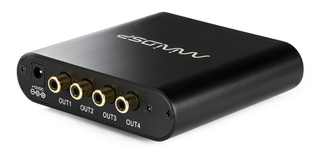 photo of miniDSP 2x4HD back