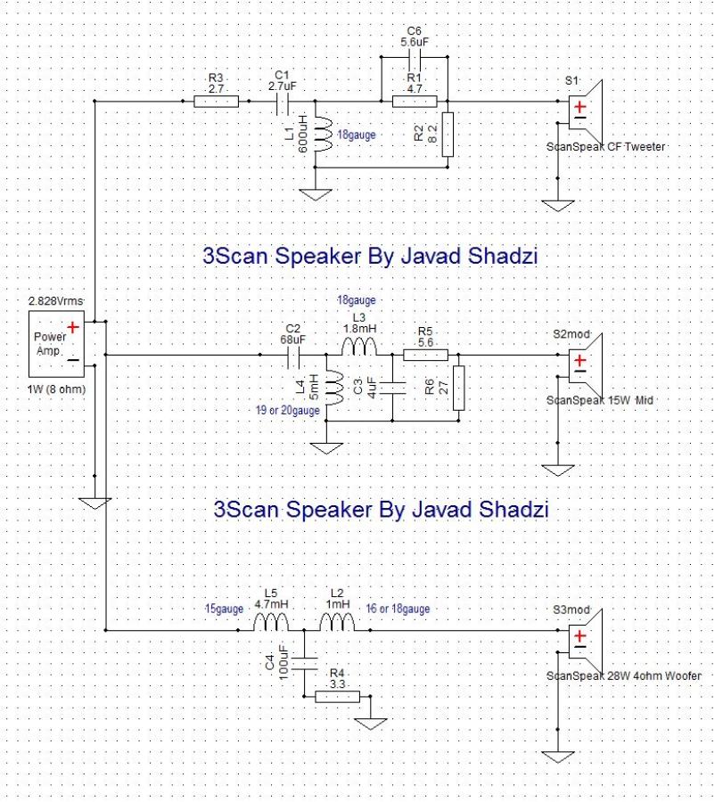 3Scan 3-Way Speaker Kit 