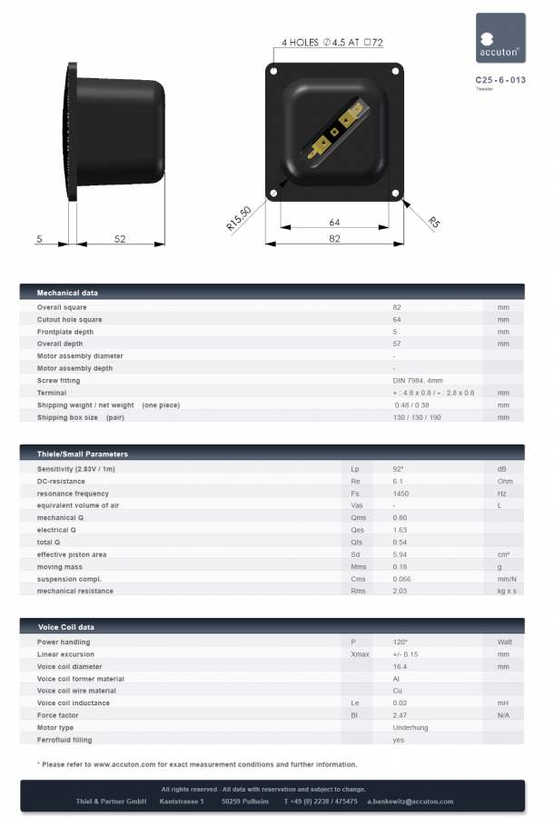 Accuton C25-6-013 spec sheet 2