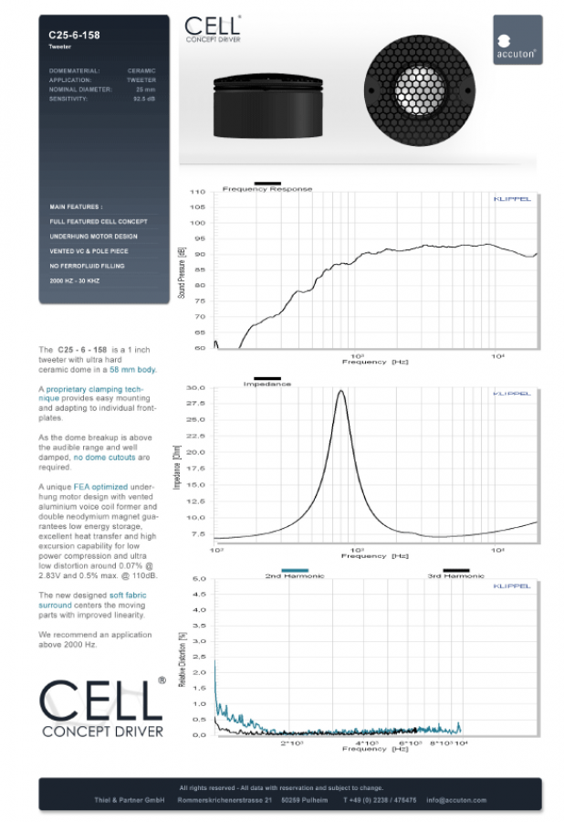 Accuton Cell C25-6-158 spec sheet