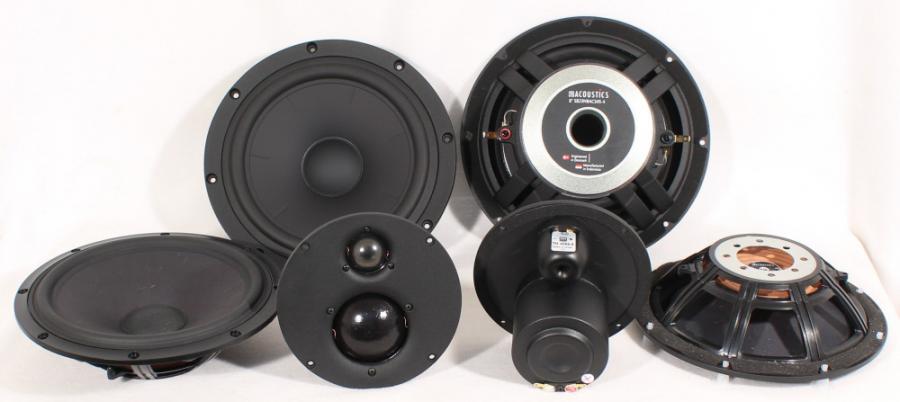 Chevalier 3-Way Speaker Kit PR Black Cone