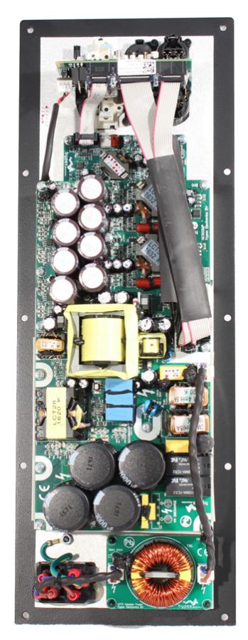 Photo of the back of amp