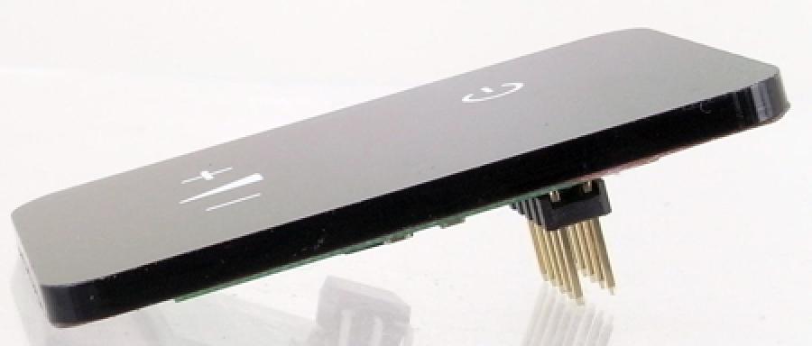 side view of touch pad 