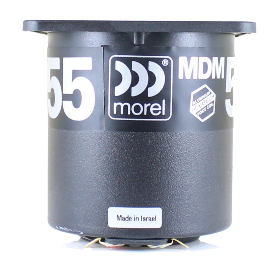 Photo of MDM55 dome midrange.  Slight horn loading.
