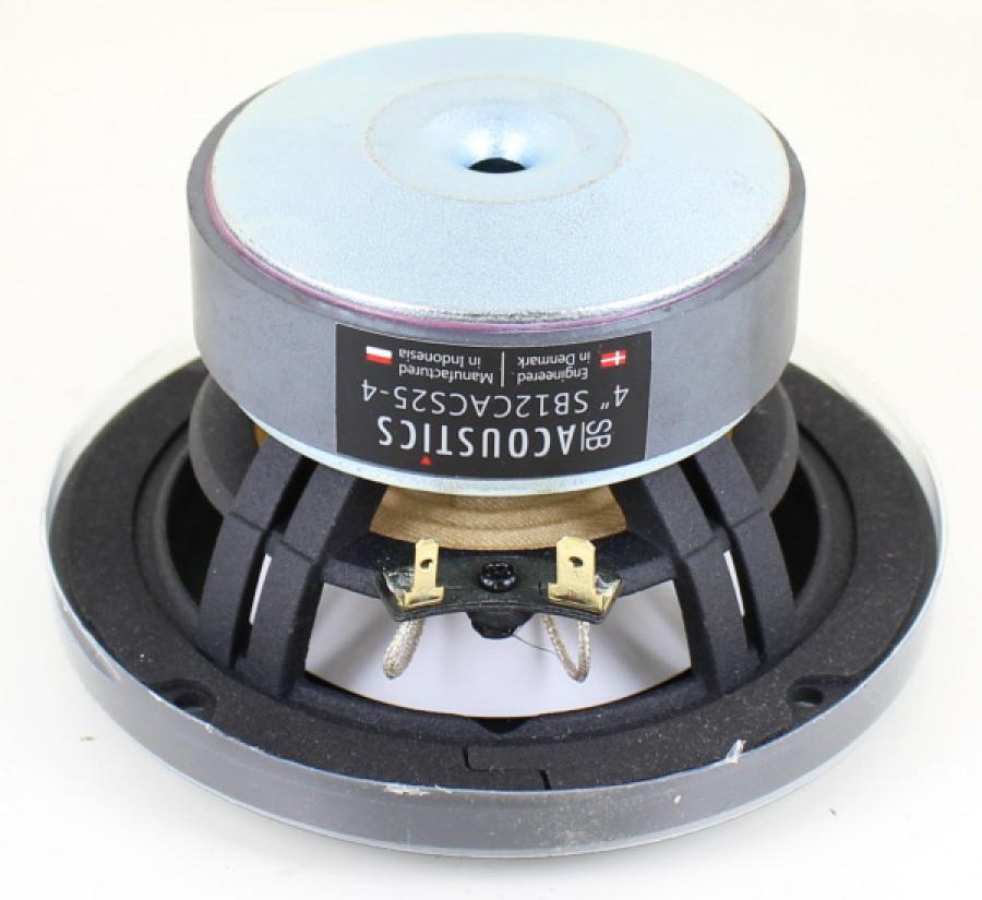 Photo of SB12CACS25-4 white ceramic cone woofer back