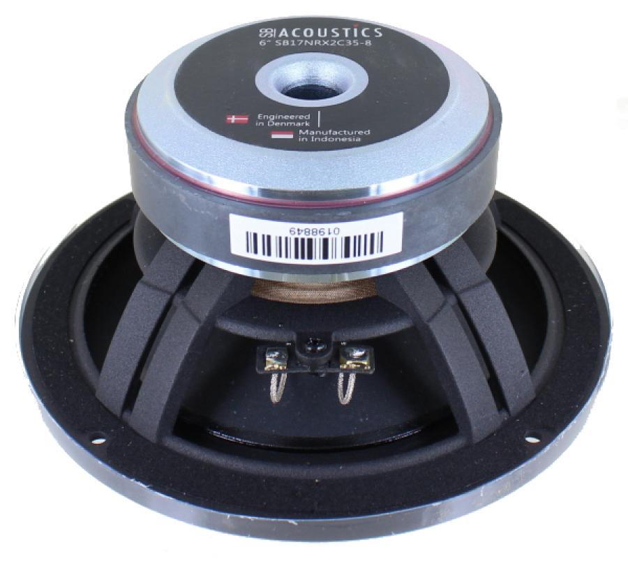 Photo of SB17NRX2C35-8 woofer back