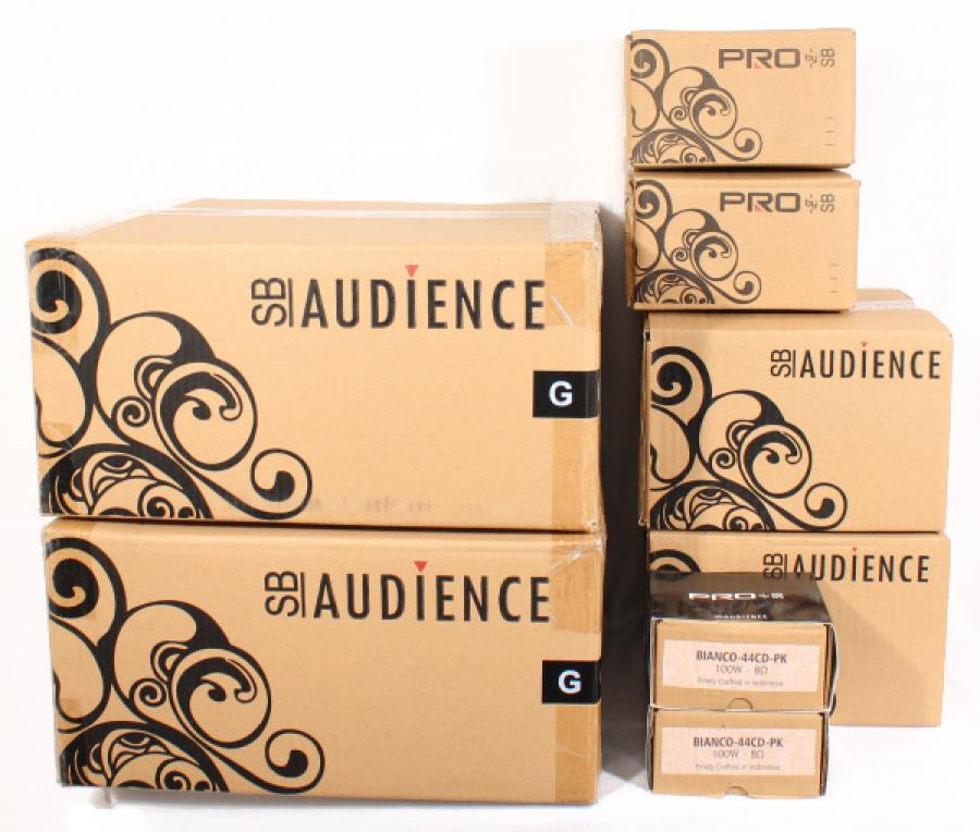 SB Audience OB3 Open Baffle 3-Way cartons photo