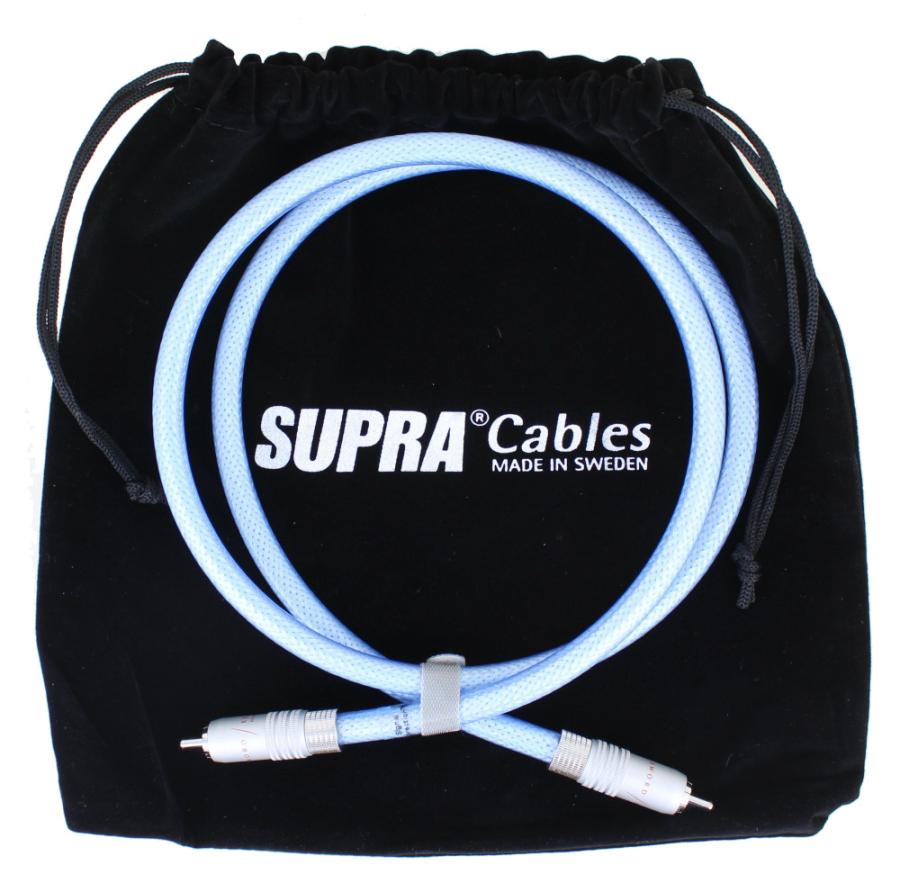 Supra Excalibur Rhodium RCA S/PDIF - Digital Coaxial True 75 Ohm Cable