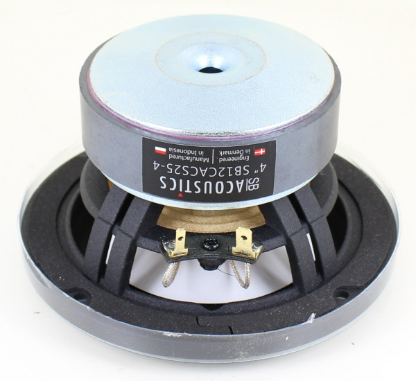 Photo of SB12CACS25-4 white ceramic cone woofer back