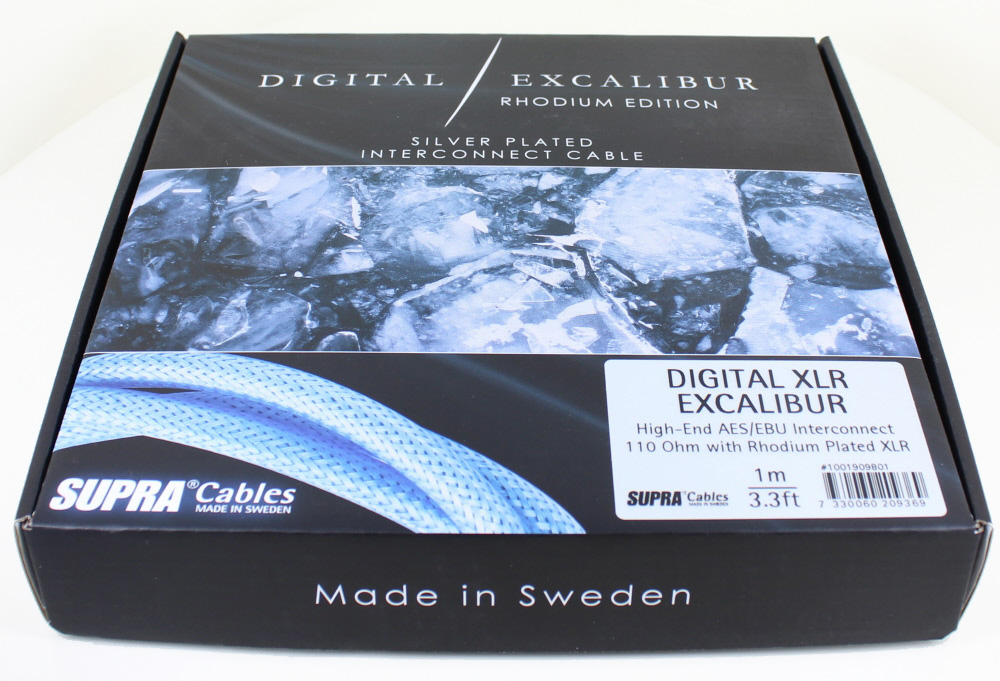 Supra Excalibur Rhodium XLR - Digital Coaxial True 110 Ohm Cable
