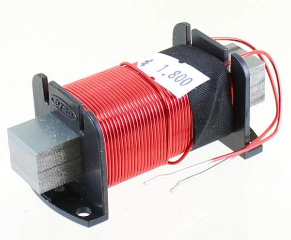 1.8 mH Steel Laminate Inductor 18 awg photo