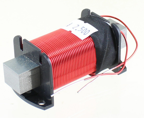 2.5 mH Steel Laminate Inductor 18 awg photo