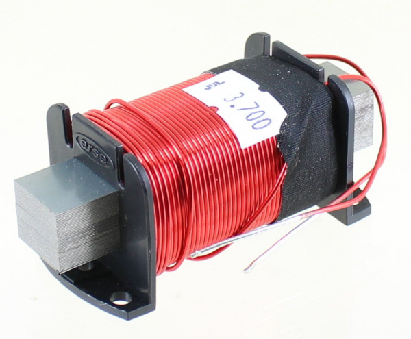 3.7 mH Steel Laminate Inductor 18 awg photo