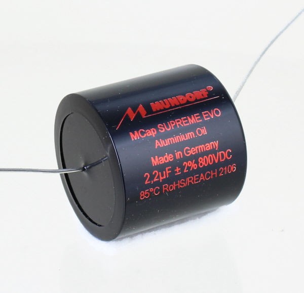 Mundorf Supreme EVO Oil Capacitor 2.2 mfd Main Photo