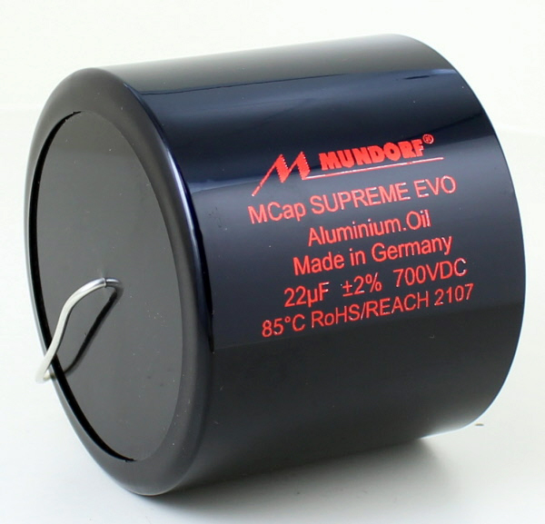 Mundorf Supreme EVO Oil Capacitor 22 mfd PHOTO