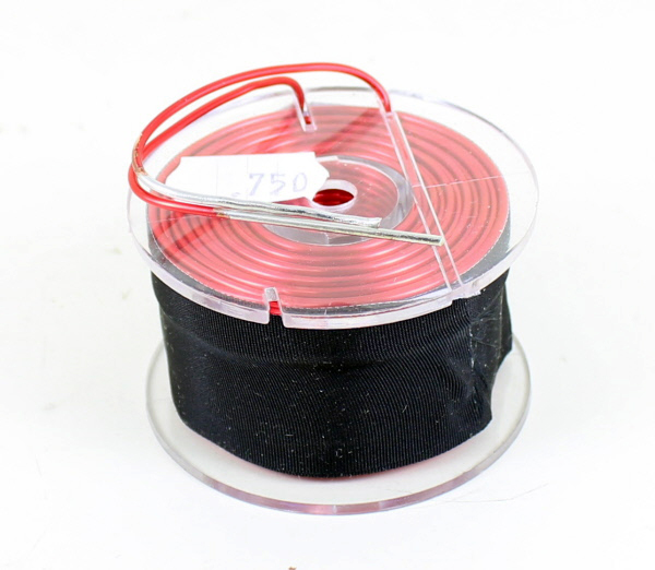 Image of 0.75 millihenry 16 gauge air core inductor