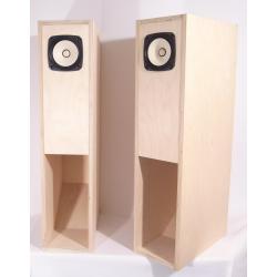 Fostex BK-12M folded horn speaker enclosure kit pair