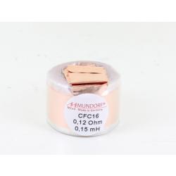 Mundorf MCoil Foil 16 awg air core inductor 0.15 mH