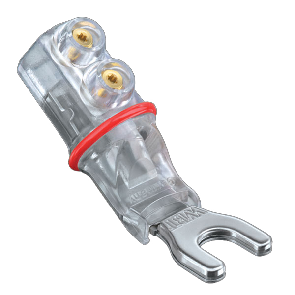 WBT-0661-Ag-R, Silver Spade 1/4" (Red) photo