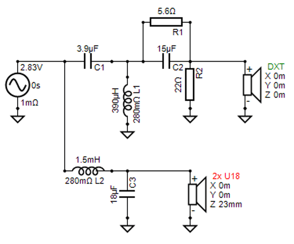updated Bragi crossover network