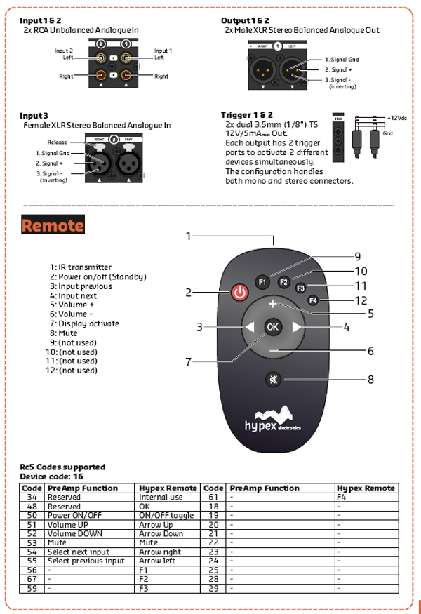 Hypex DIY Pre-Amplifier Kit connections 2