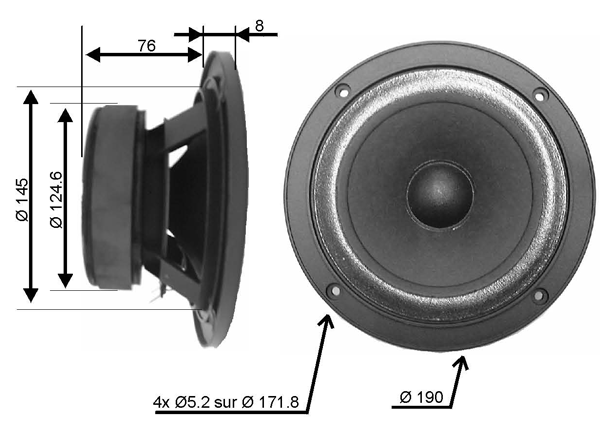 Audax PR170M0 parameters