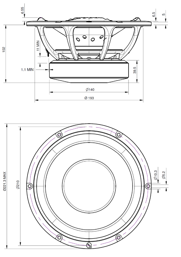 Purifi PTT8.0X04-NAB-02 mechanical