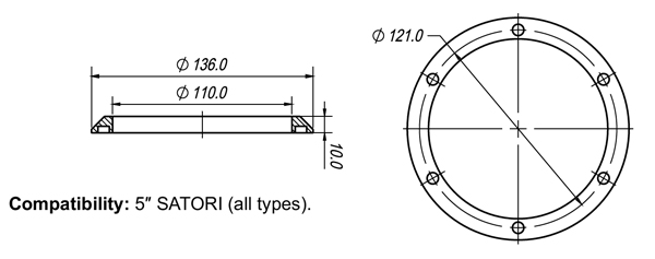 Satori MW13 Magnetic Grill Pair drawing
