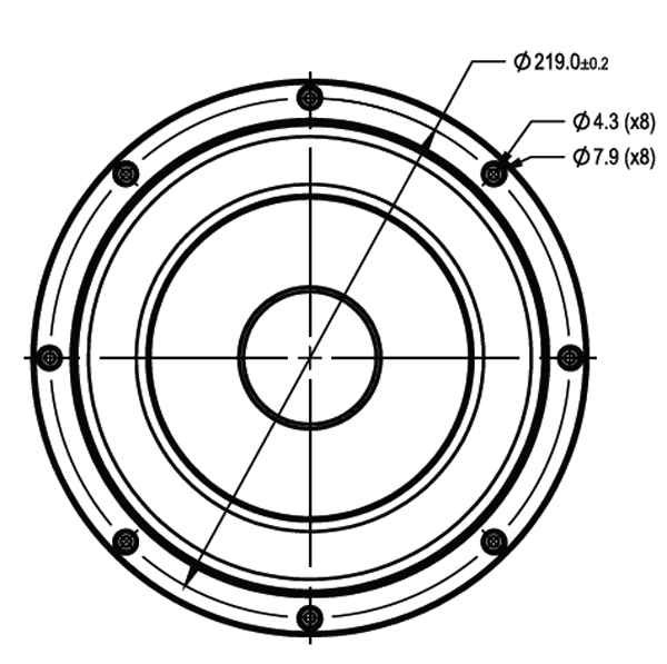 SB Acoustics SB23MFCL-00 parameters