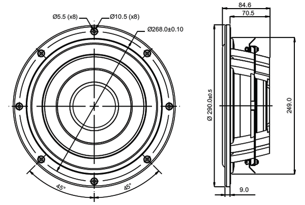SW26DBAC76-4 mechanical drawing