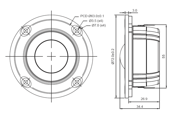 SB Acoustics SB29SDNC-C000-4 parameters