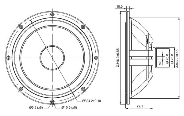 SB34NRX2-00 Mechanical Drawing