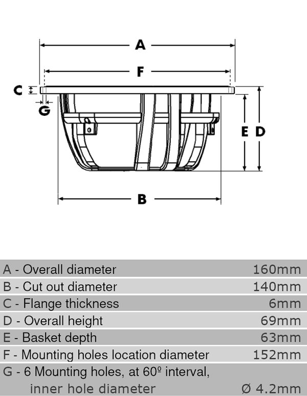 Morel TSCW636 drawing