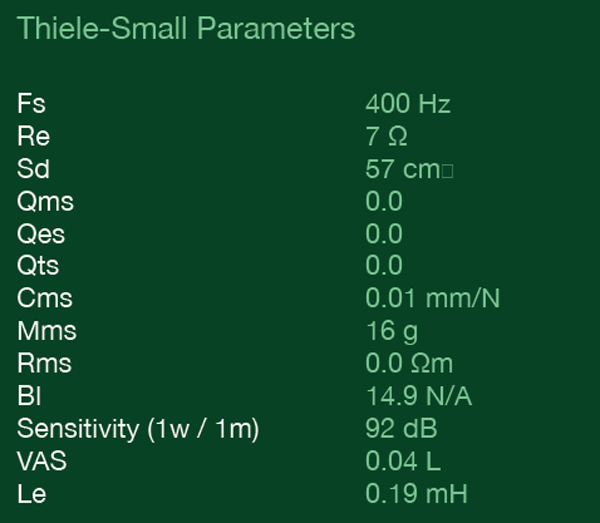 VM753E parameters