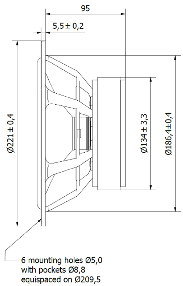 SEAS Excel W22NY-003 mechanical